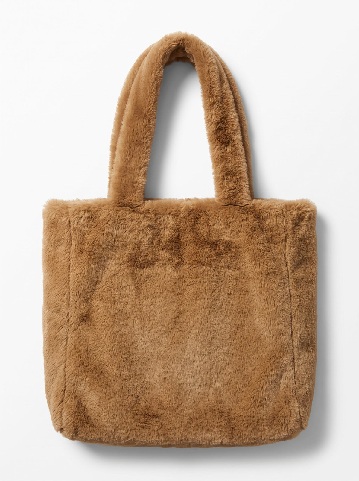 Nikki Jones Faux Fur Tote Bag Bronze