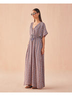 Pia Caftan in Omari Hibiscus Omika Jilli Boutique Atlanta