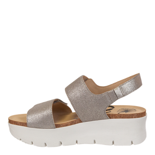 Montane in Silver by OTBT Jilli Womens Sandal Boutique Atlanta Off The Beaten Track