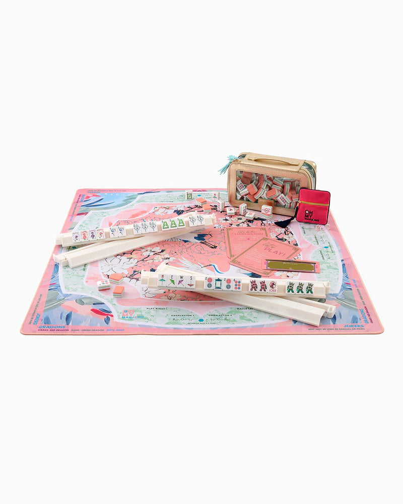 Heron Mahjong Mat in Tube