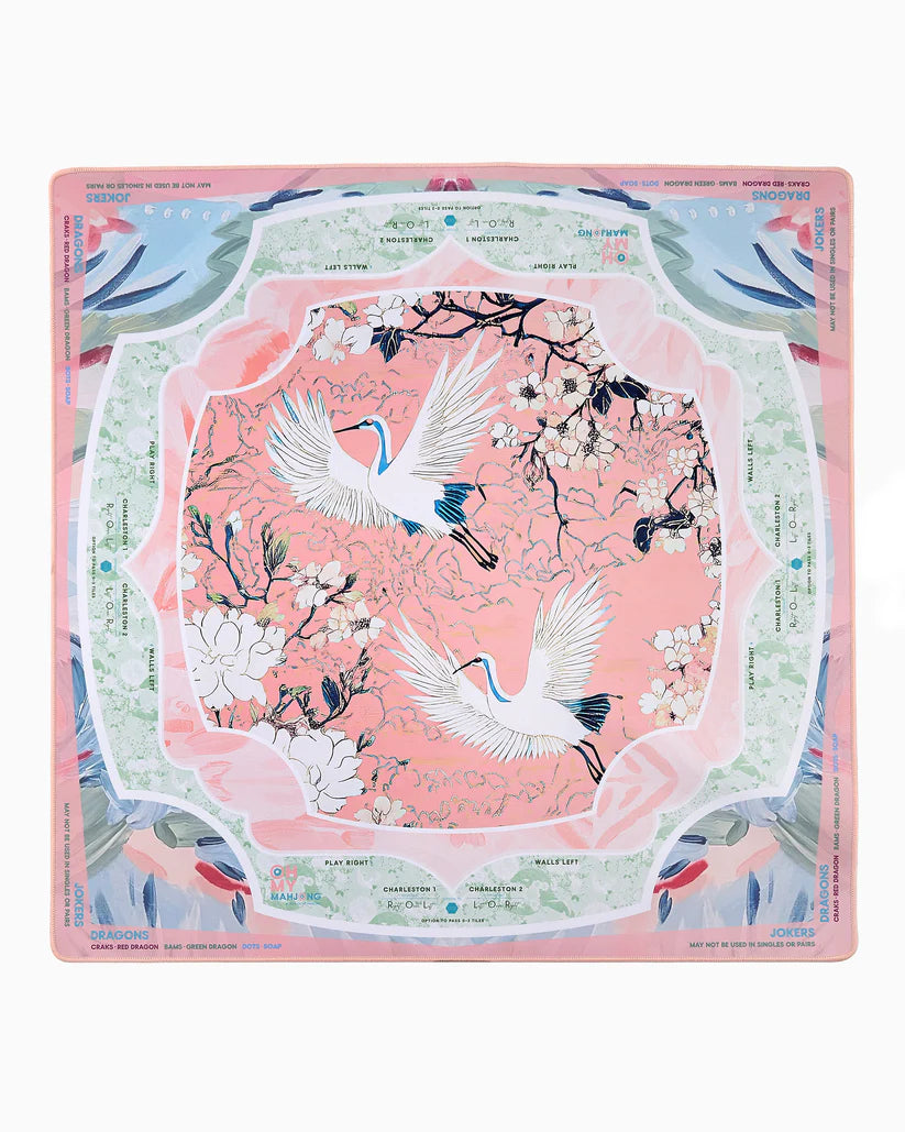 Heron Mahjong Mat in Tube
