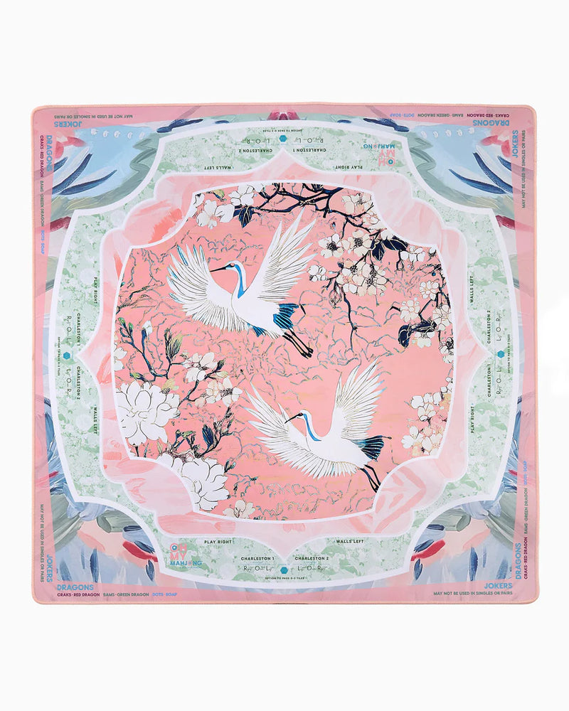 Heron Mahjong Mat in Tube