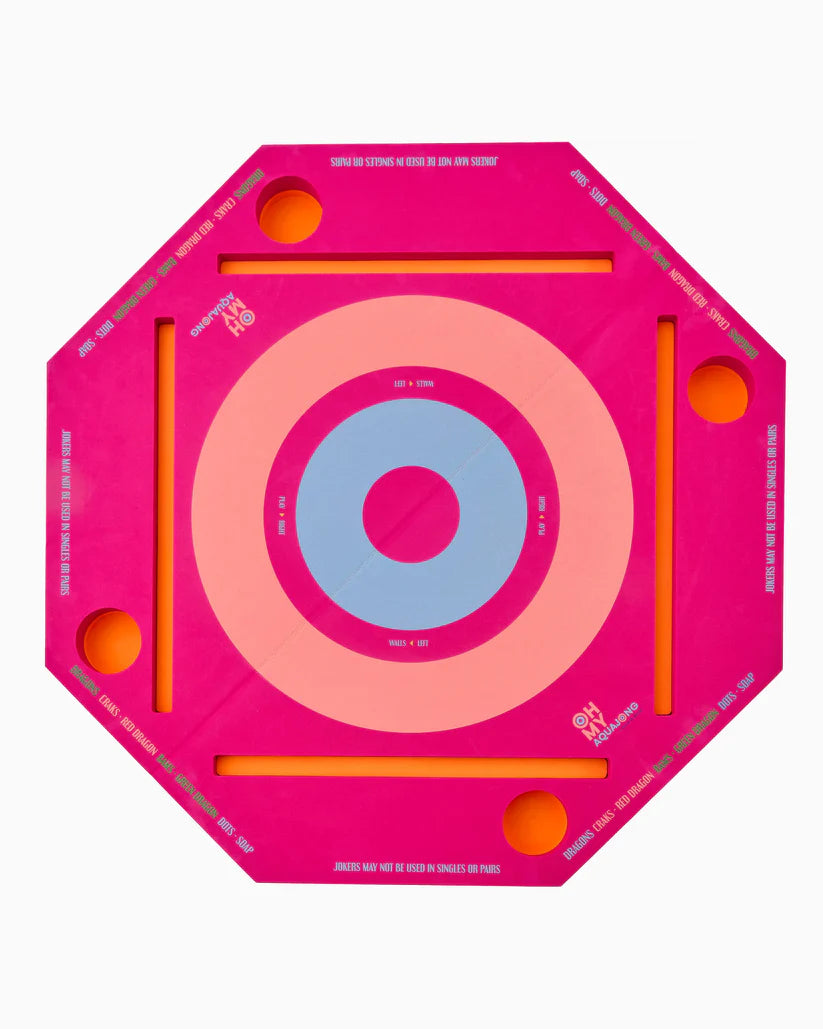 Pink Aqua Jong Pool Mat