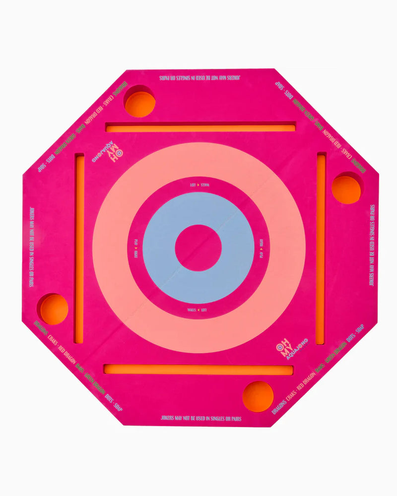 Pink Aqua Jong Pool Mat