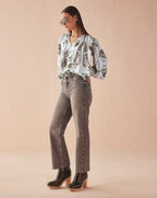 Omika Anouk Blouse in Diya Powder Jilli Boutique Dunwoody