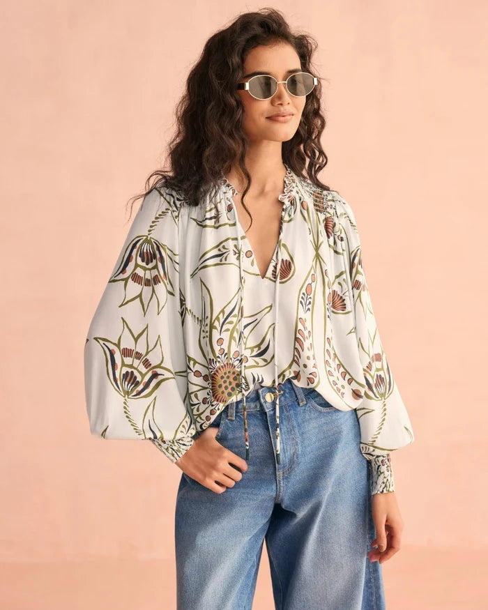 Omika Anouk Blouse Diya Powder Jilli Boutique Chastain Park