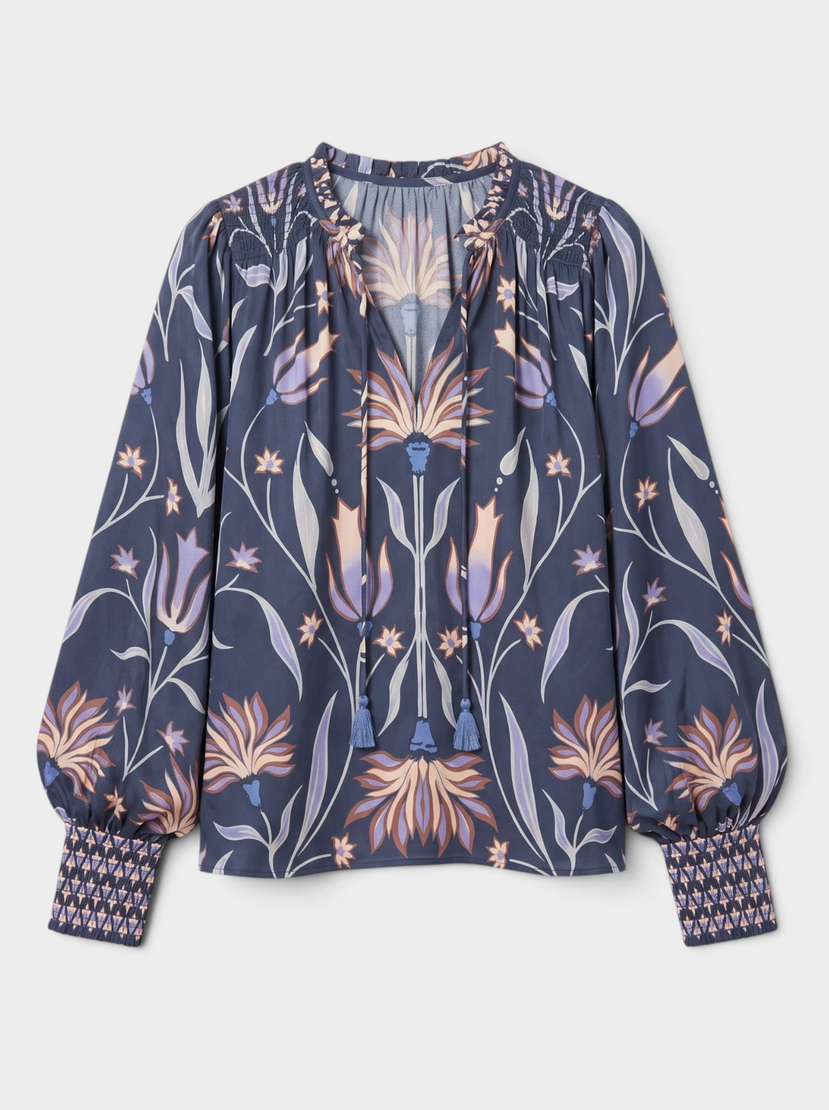 Anouk Blouse in Demiere Borealis by Omika