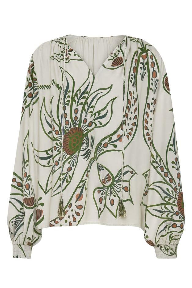 Omika Anouk Blouse in Diya Powder Jilli Boutique Buckhead