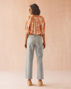 Isla Blouse in Zena Sunrise by Omika