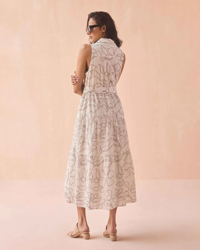 Emeline Maxi in Uma Coconut by Omika Jilli Boutique Atlanta