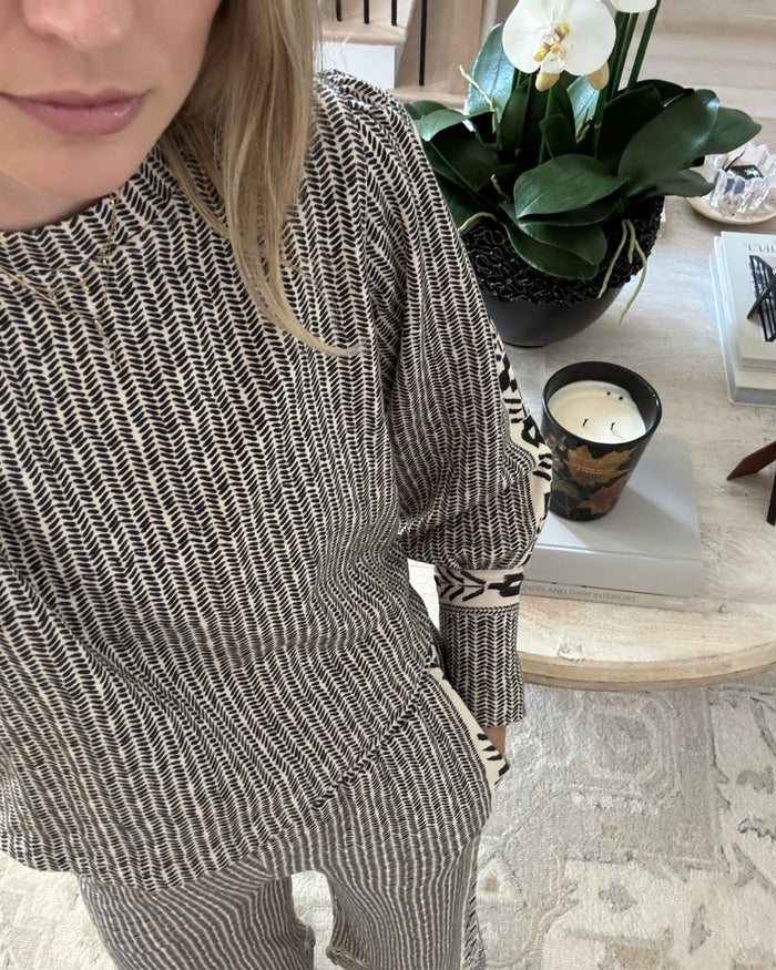 Lydia Sweatshirt omika jilli boutique Buckhead
