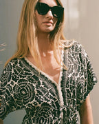 Pia Caftan Carmen Graphite Omika Jilli Boutique Chastain Square