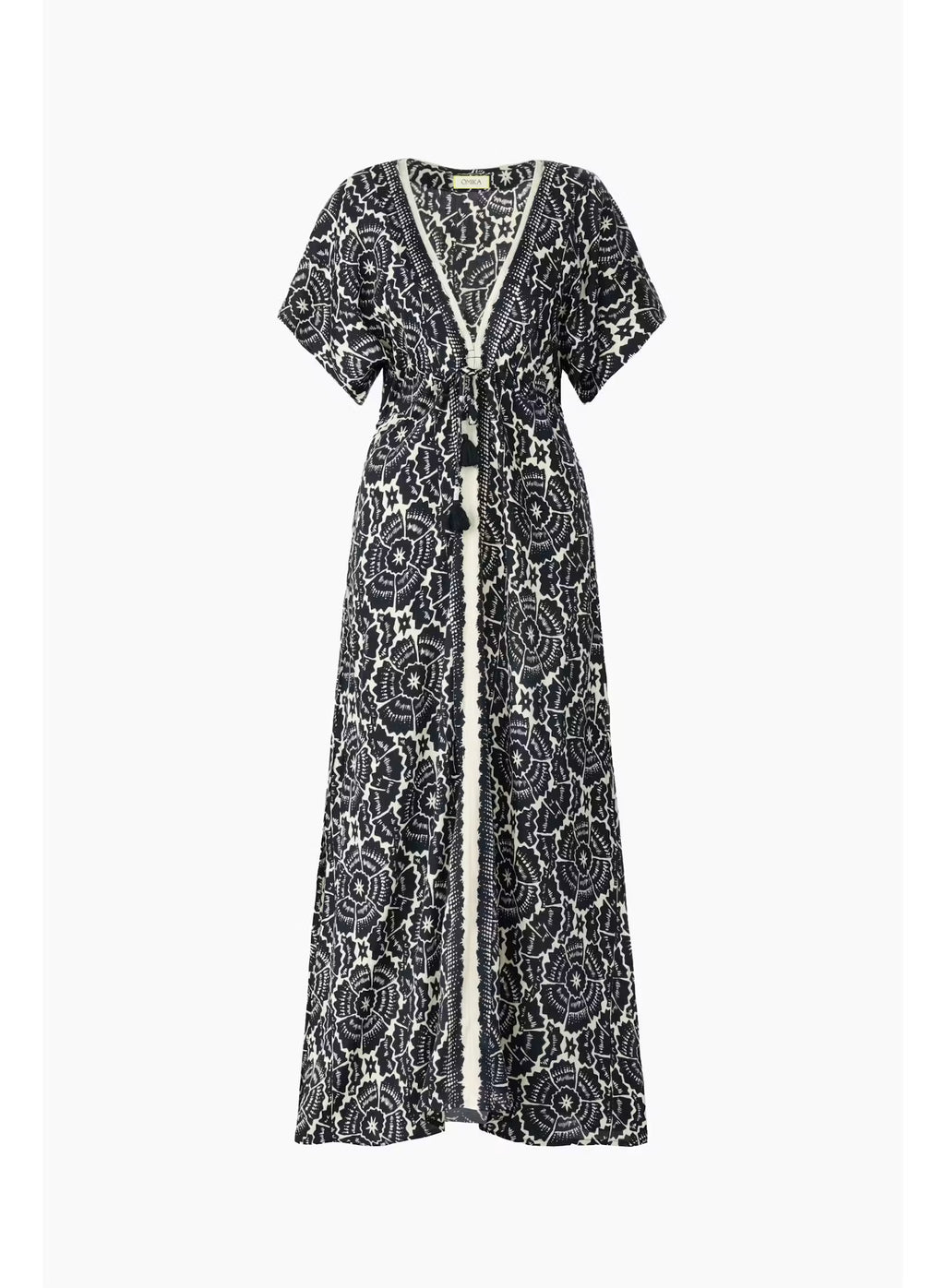 Pia Caftan Carmen Graphite Omika Jilli Boutique