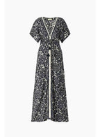 Pia Caftan Carmen Graphite Omika Jilli Boutique