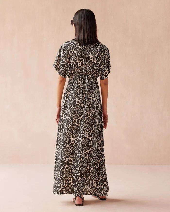Pia Caftan Carmen Graphite by Omika Jilli