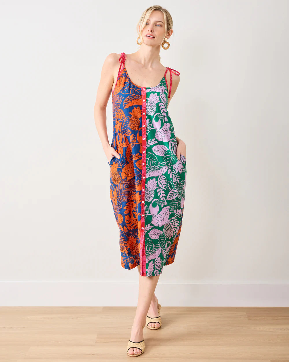 printfresh toucan treetop dress jilli boutique atlanta alma 