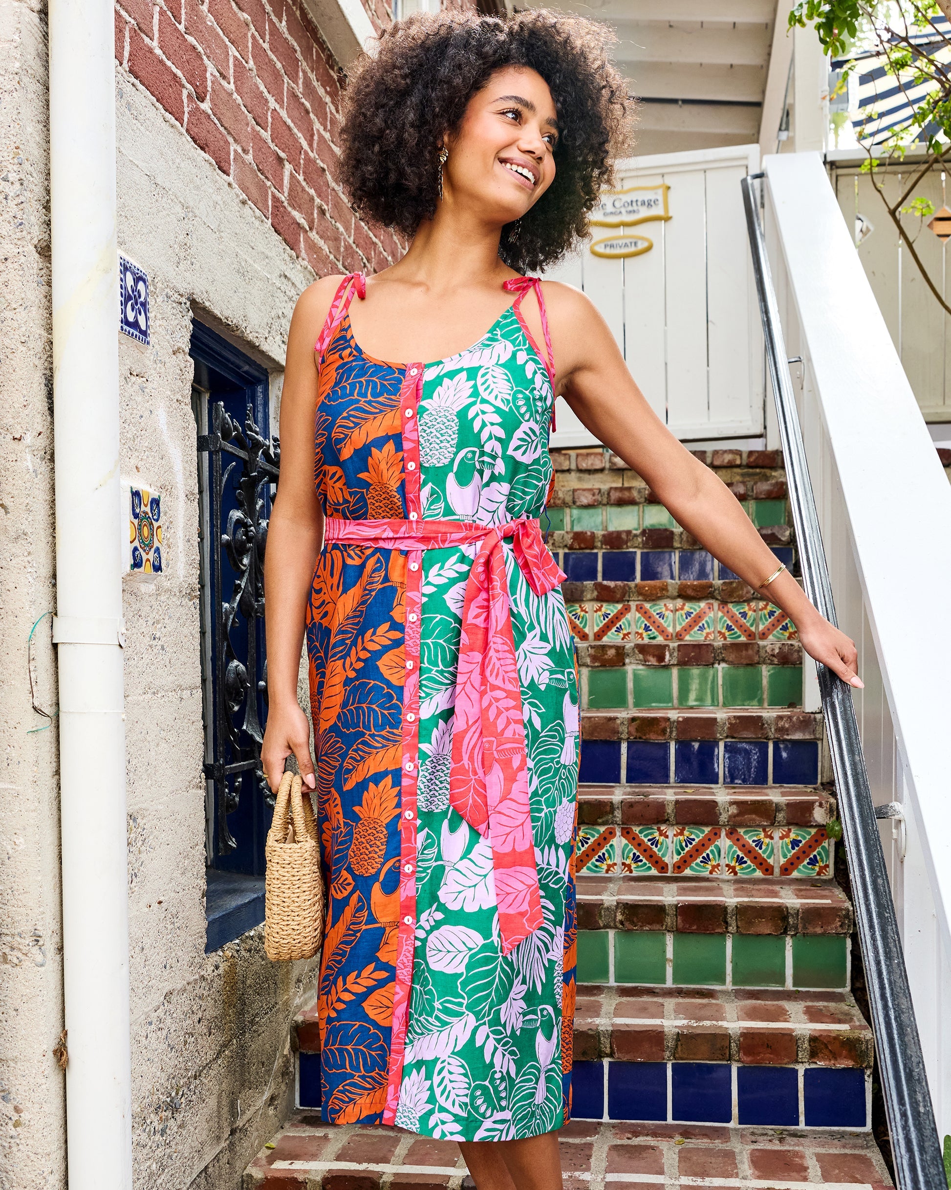 jilli boutique print fresh dress