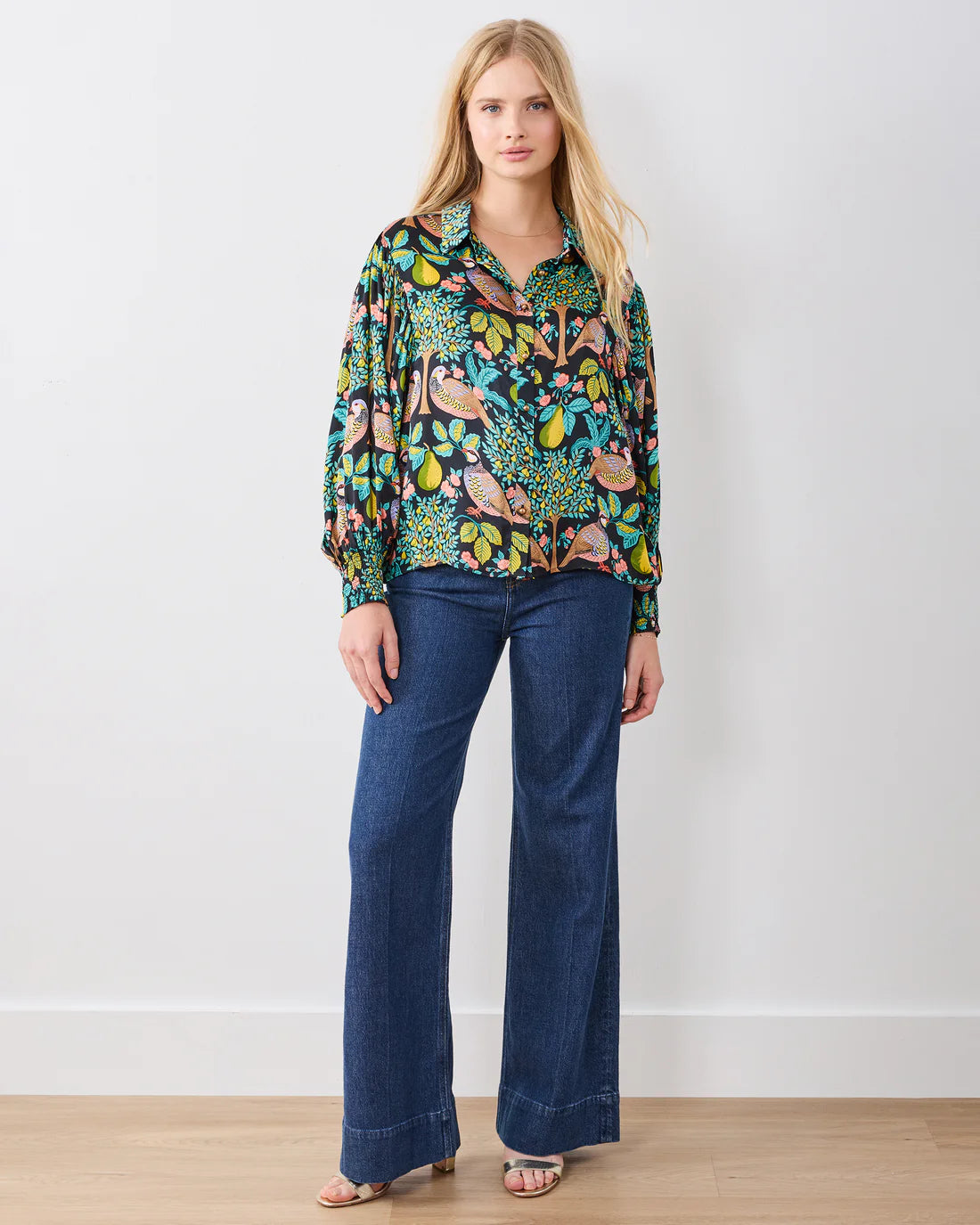 Anastasia Blouse Print Fresh Jilli Boutique