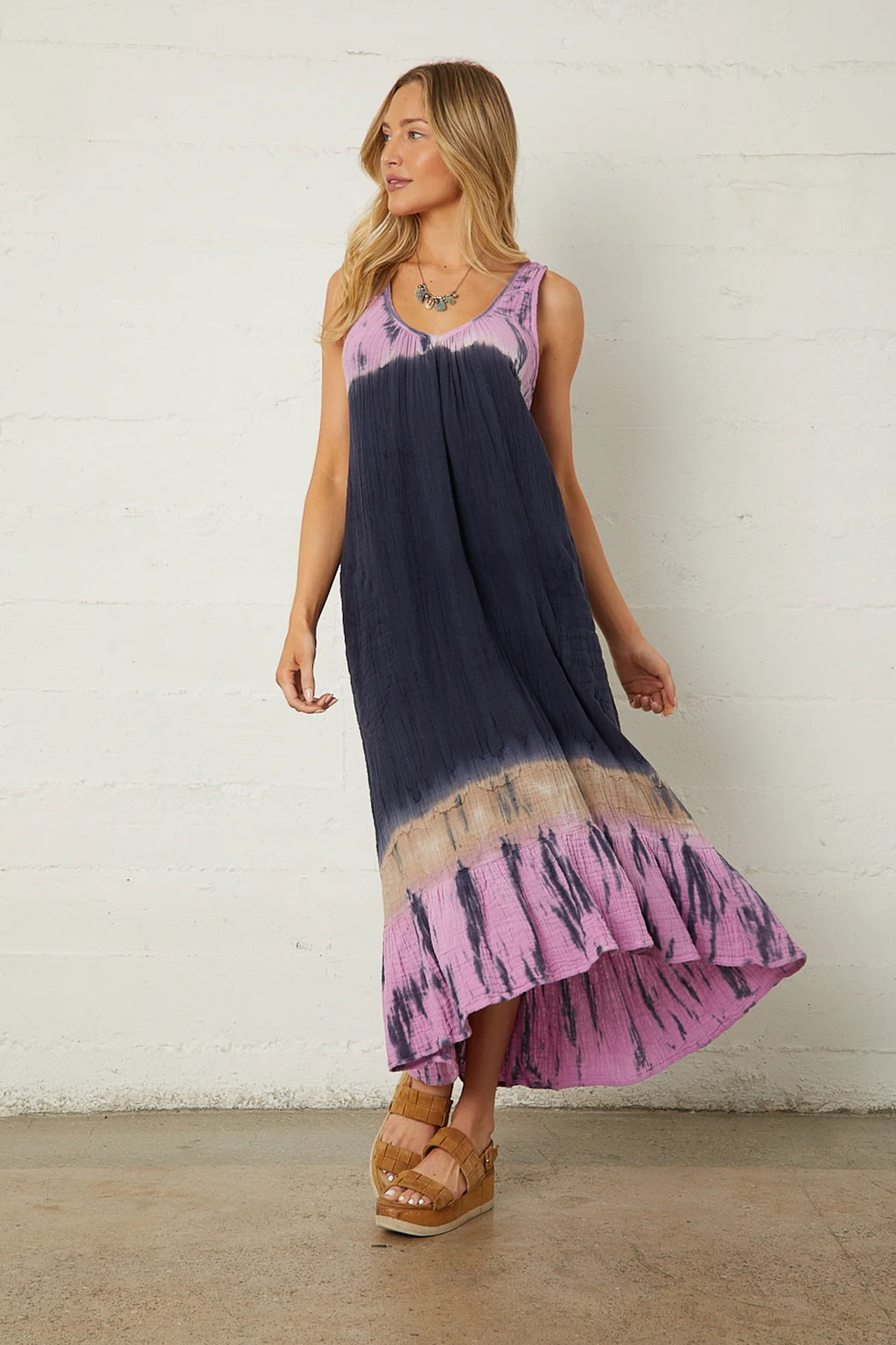 River and Sky Jilli Boutique Cotton Gauze Dress