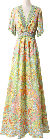 Elsie Linen Maxi Dress by Hale Bob