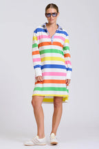 Rugby Summer Dress Shirty Jilli Boutique Cotton