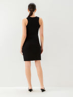 Black Side Shirred Dress Fifteen Twenty Jilli Boutique Tank