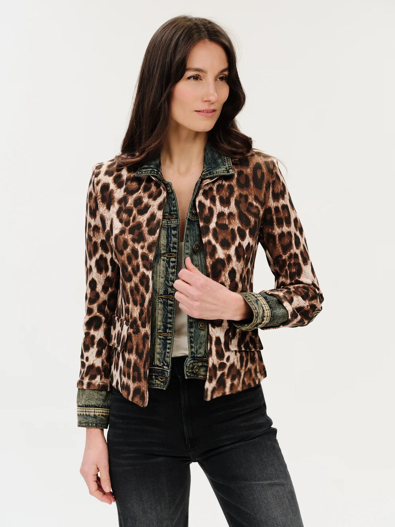 Clarissa Blazer in Vintage Leopard