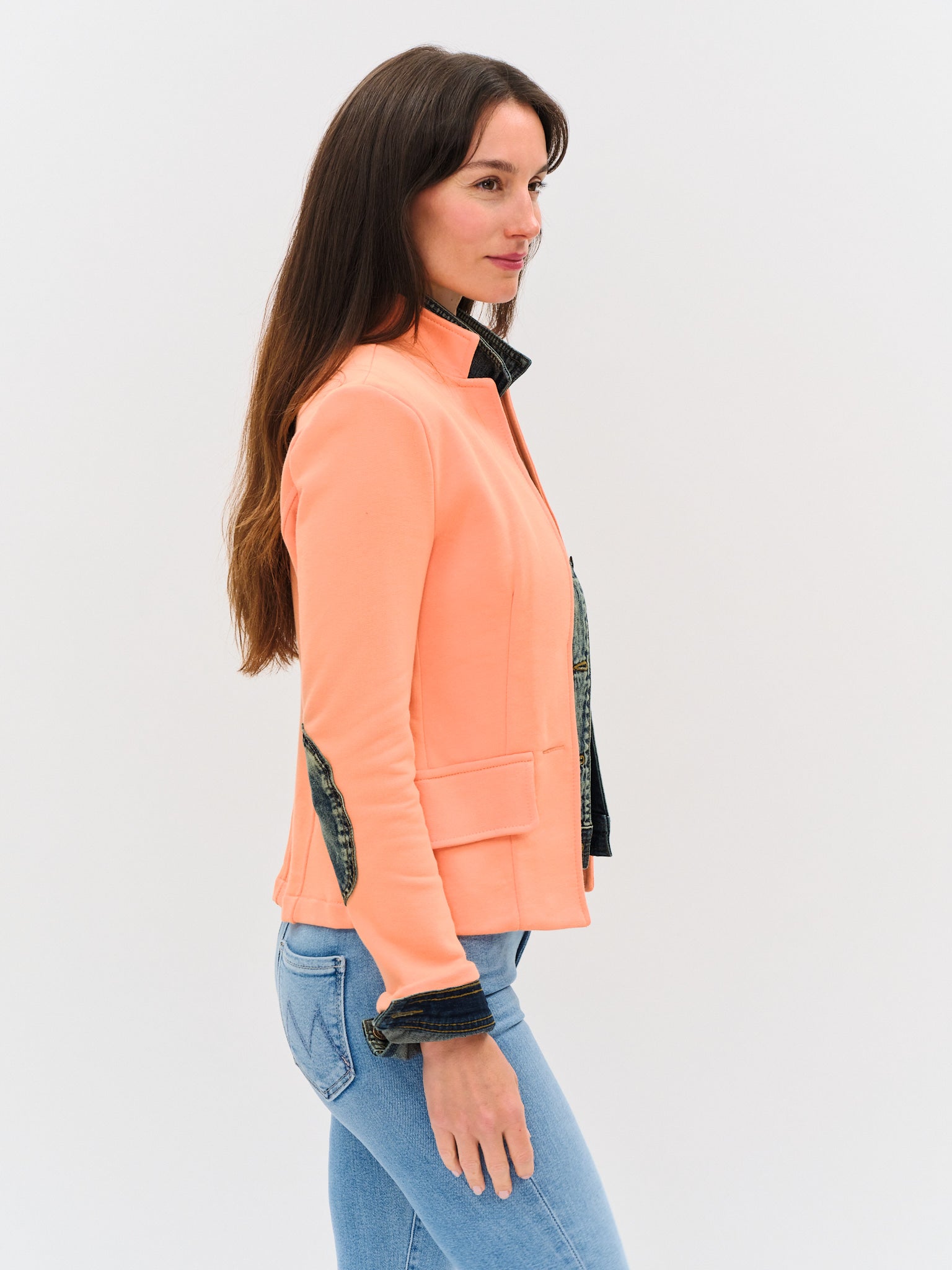 Clarissa Blazer Jacket in Cantaloupe  Jilli Boutique