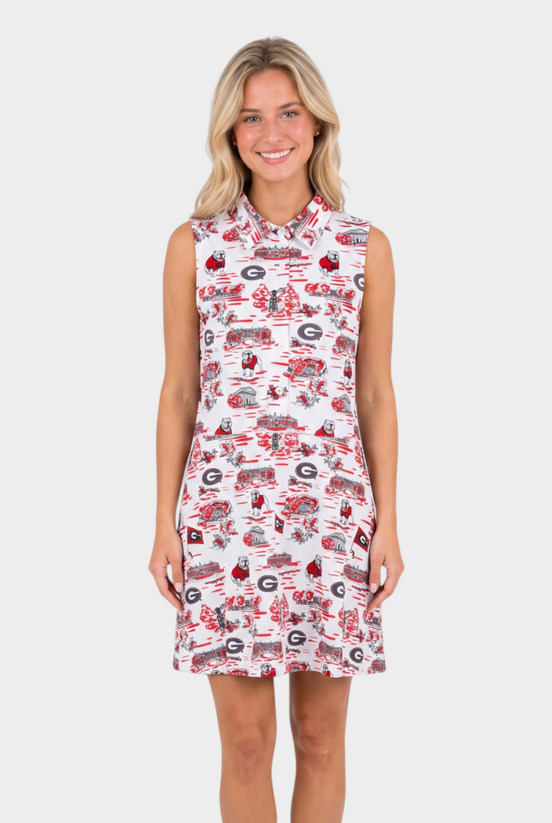 Hedy Dress Georgia Toile by Smith and Quinn Gameday Jilli Boutique