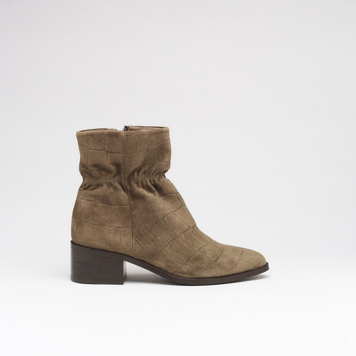 Softwaves Geanna Taupe Boots Jilli Boutique Croco Cooper Taupe