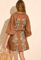 Kavo Shirt Short Dress Jilli Boutique