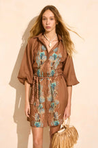 Kavo Shirt Short Dress With Ranglan Solange Jilli Boutique