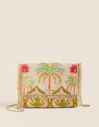 Spartina Clutch Crossbody Castillo Floral Palms Jilli Boutique