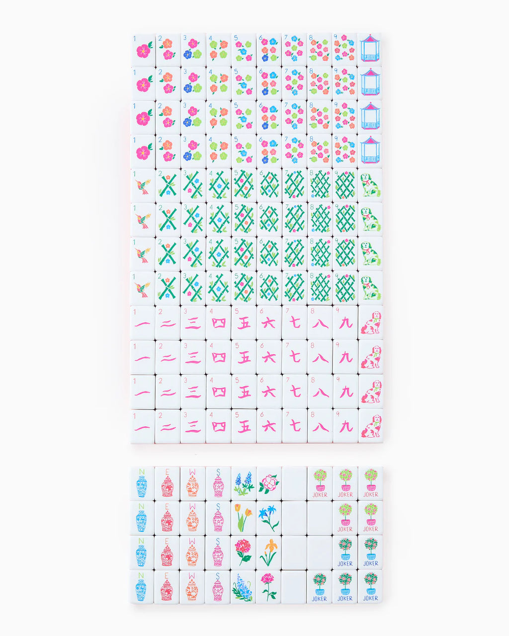 Oh My Mahjong Sunset Tiles Jilli Boutique Atlanta OMM206
