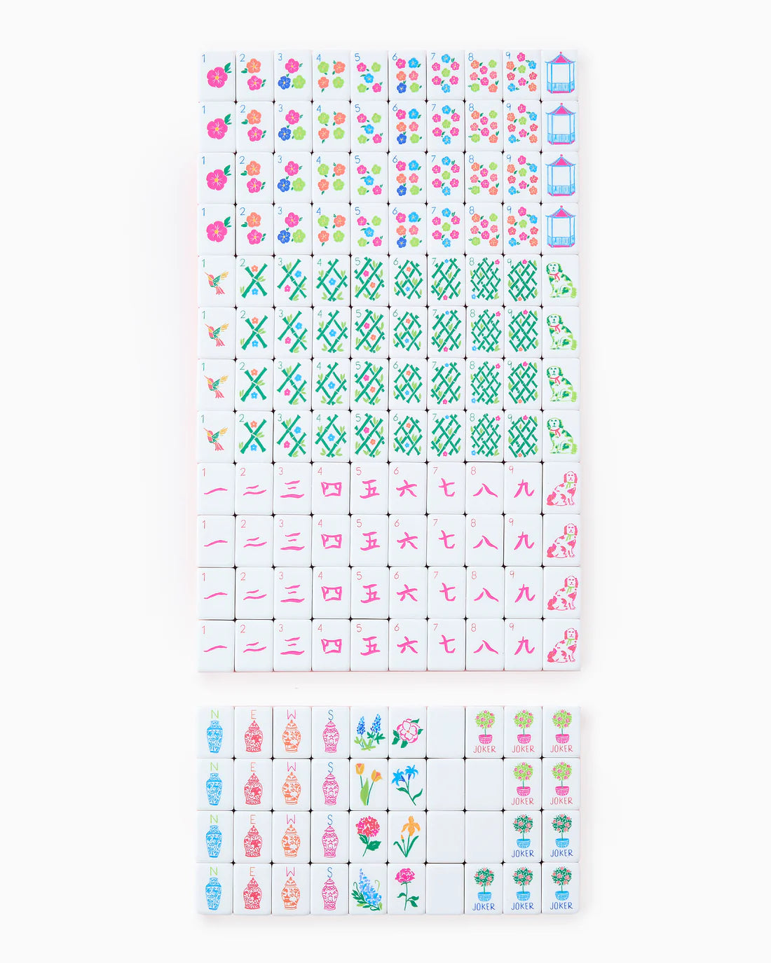 Oh My Mahjong Sunset Tiles Jilli Boutique Atlanta OMM206