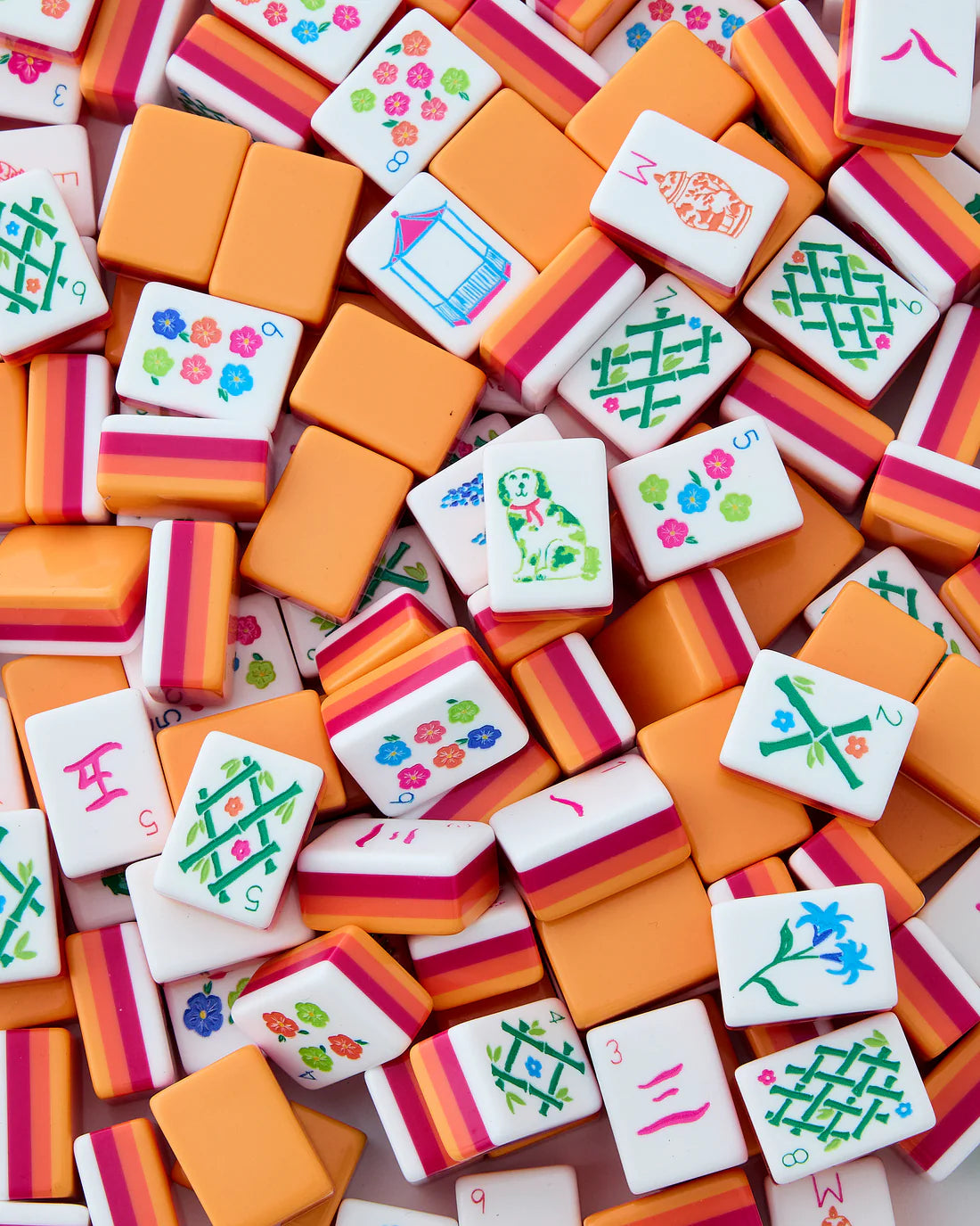Oh My Mahjong Sunset Tiles Jilli Boutique Atlanta SKU OMM206 Bams