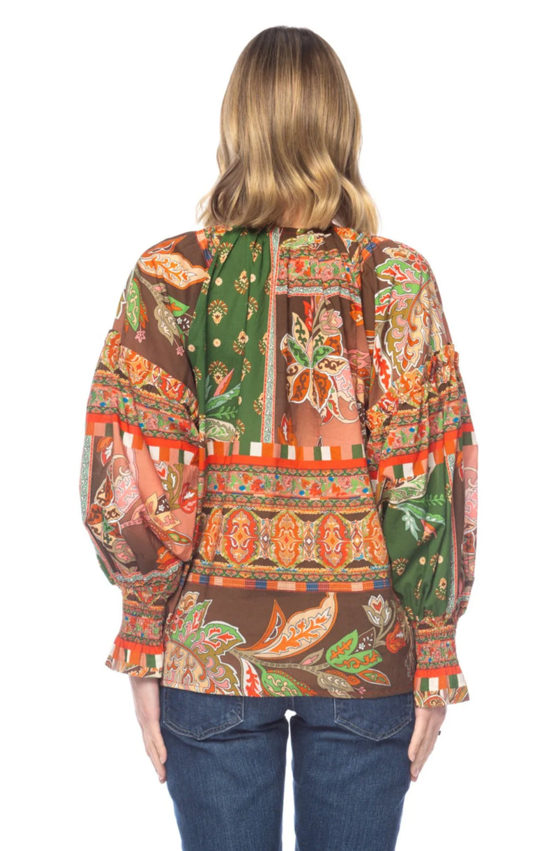 Masami Cedar blouse Tolani Jilli Boutique