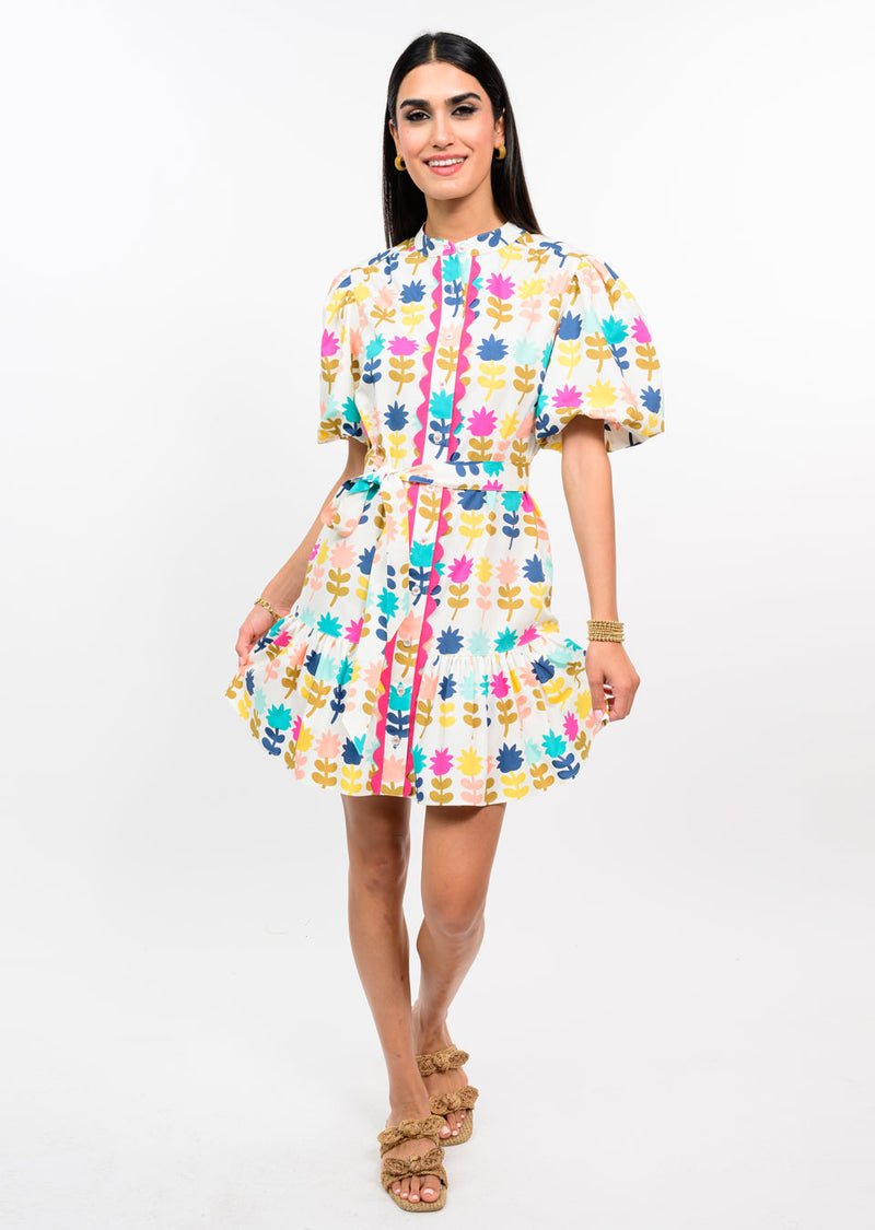 Tulips in a Row Dress Uncle Frank Jilli Boutique