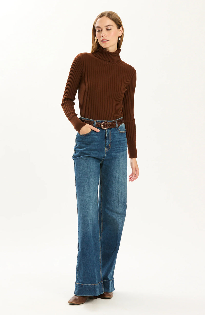 Tyler Boe Cashmere Turtleneck Jilli Boutique Bison