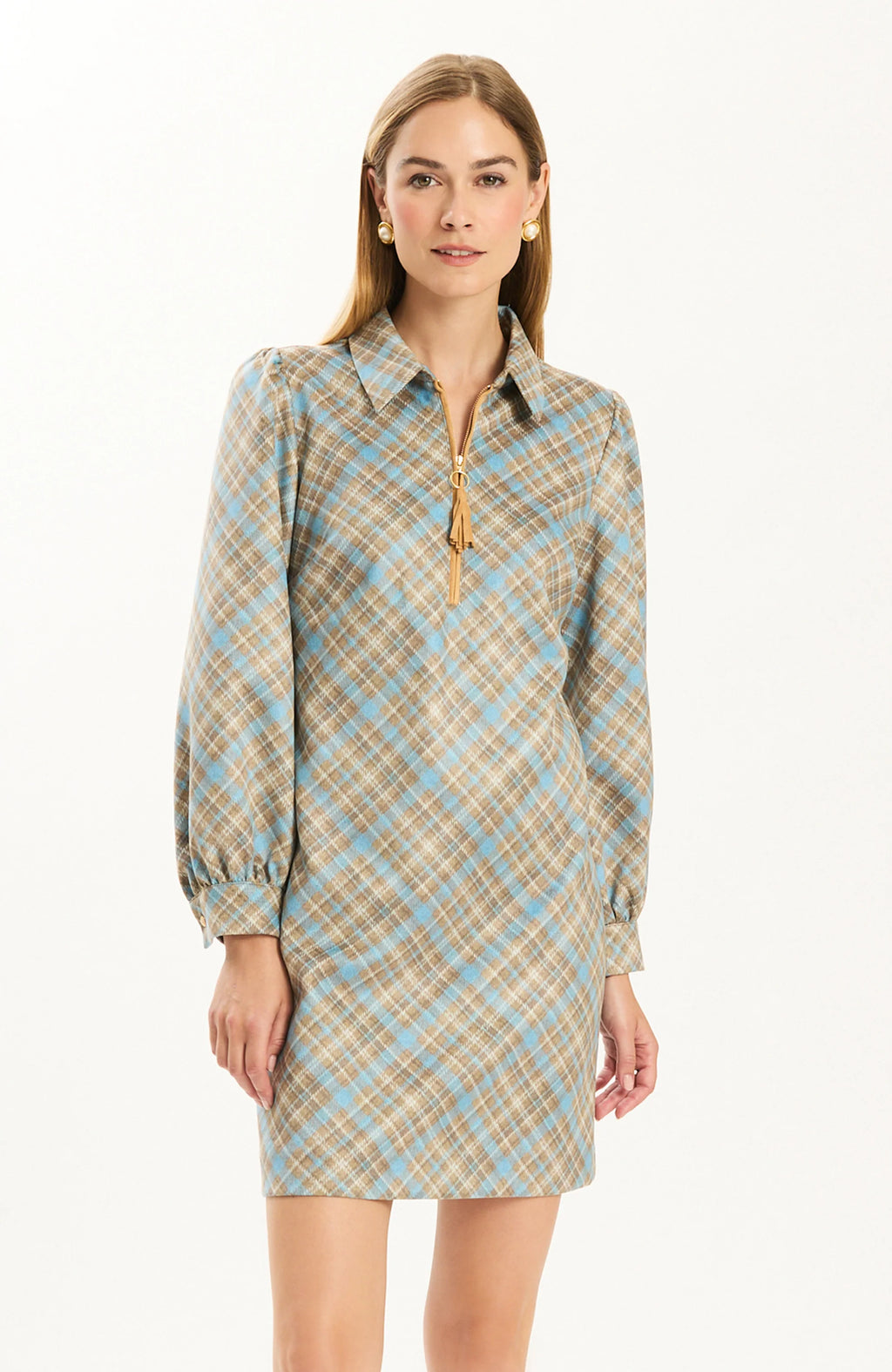 73216FF Melanie Faux Suede Dress Tyler Boe Jilli Boutique