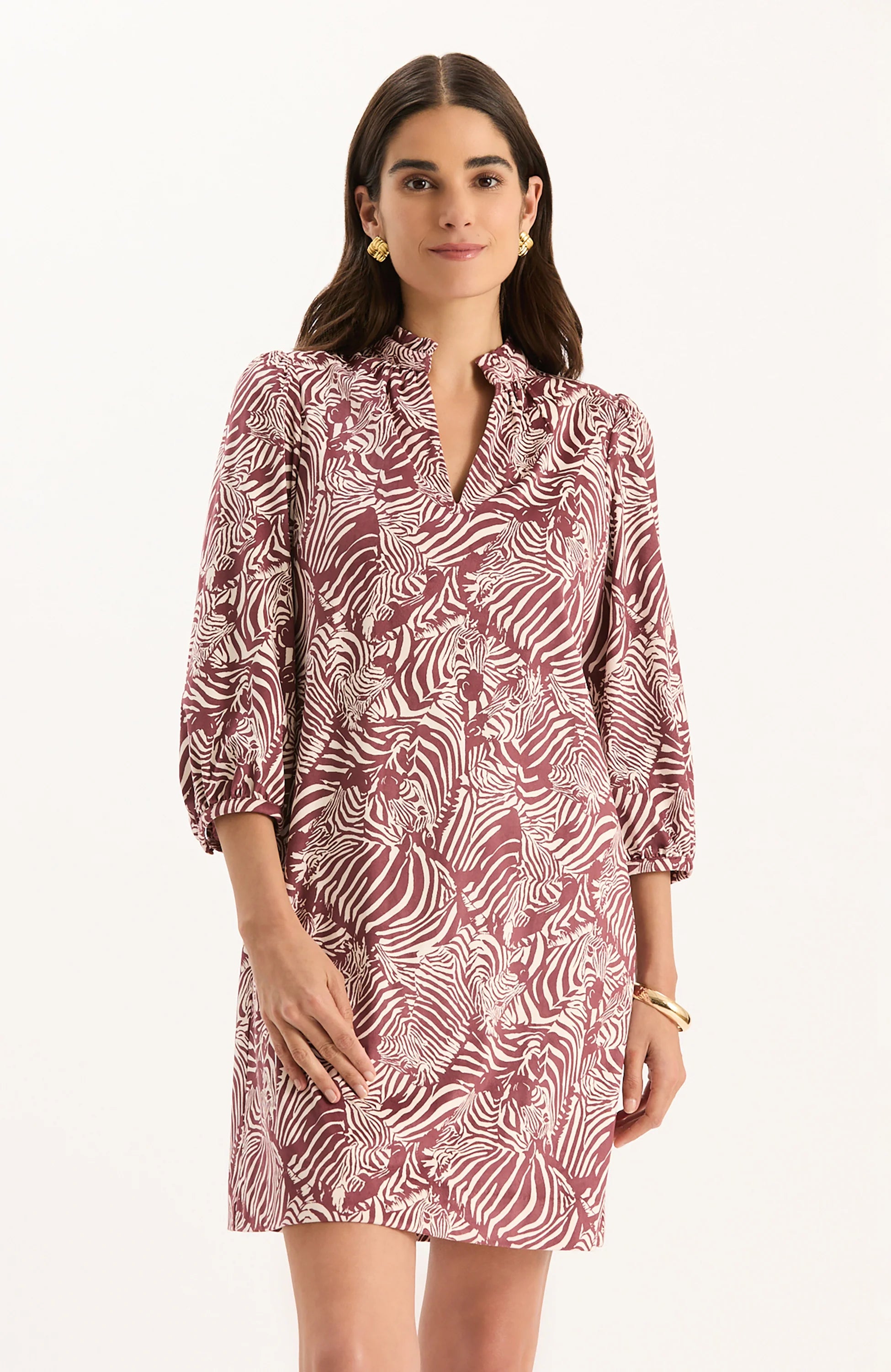 Chestnut Paisley Sherri Faux Suede Dress Tyler Boe Jilli Boutique Atlanta SKU: 72116DD