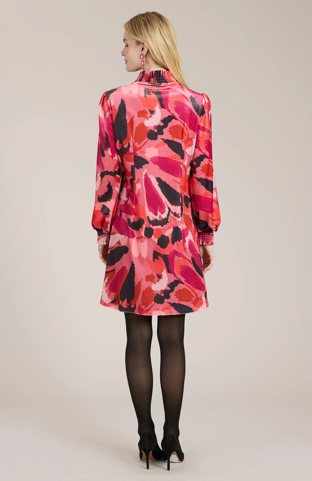 Mia Velvet Pink Splash Dress Tyler Boe Jilli