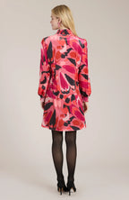 Mia Velvet Pink Splash Dress Tyler Boe Jilli