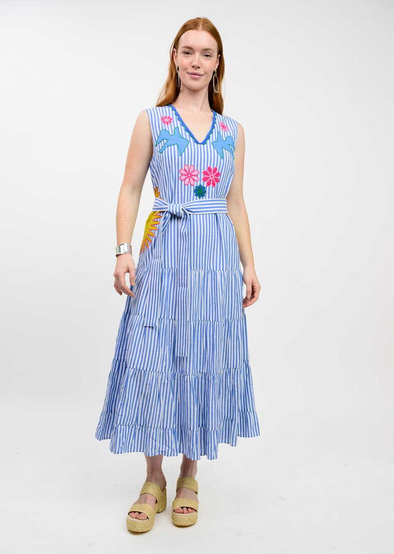 Uncle Frank By Ivy Jane "Sun" Sation Dress in Blue Style 75751 Jilli Boutique