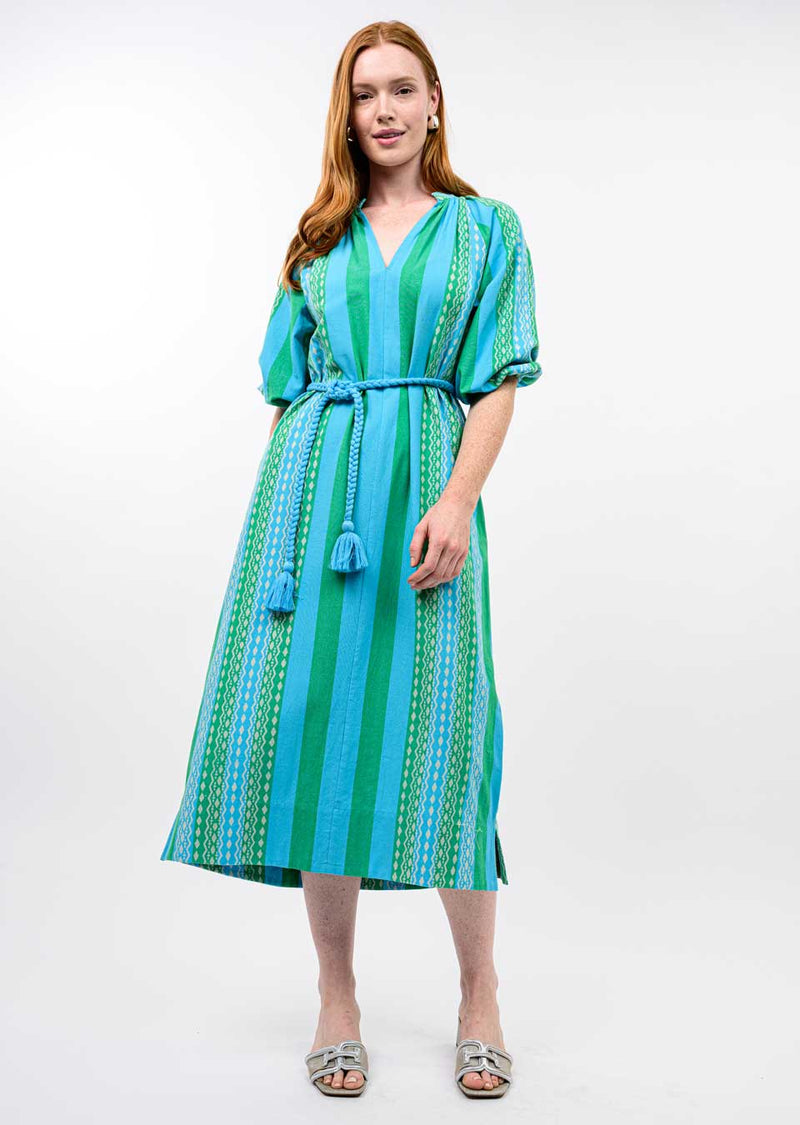 Patio Dress Blue Uncle Frank Jilli Boutique 