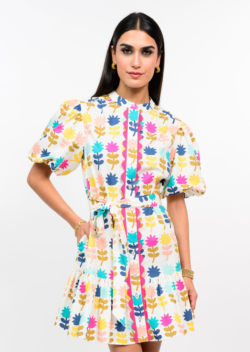 Tulips in a Row Dress Uncle Frank Jilli Boutique Atlanta