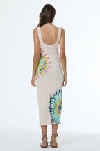 Demios Dress Tie Dye Teal Whirly Pop Jilli Boutique YFB