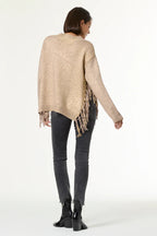 houston mock neck sweater gold foil spray yfb young fabulous and broke jilli boutique