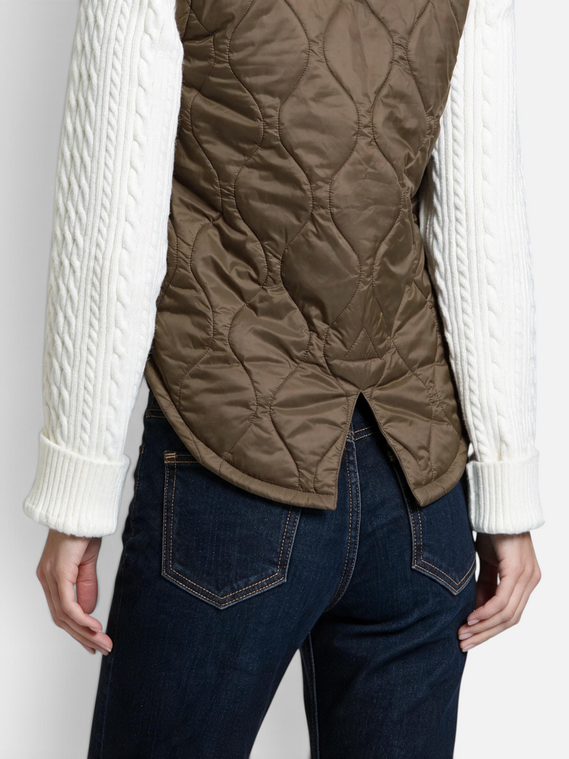 The Sweater Sleeve Puffer Latte Cream