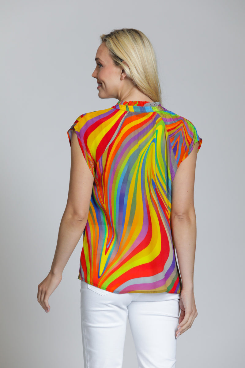 Cap Sleeve Shell Top Multi APNY Jilli Boutique Dunwoody Georgia
